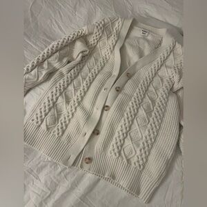 Aritzia Sunday Best cable knit cardigan